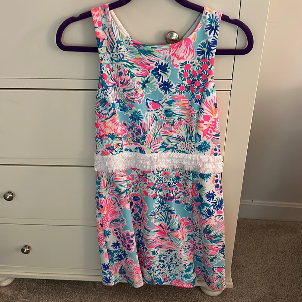 Bright Lilly Pulitzer dress